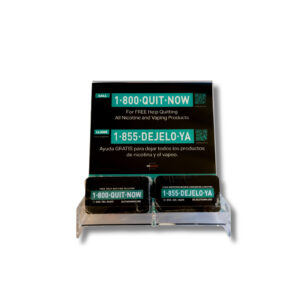 Quitline/DeJeloYa Acrylic Stand W/ Artwork Insert