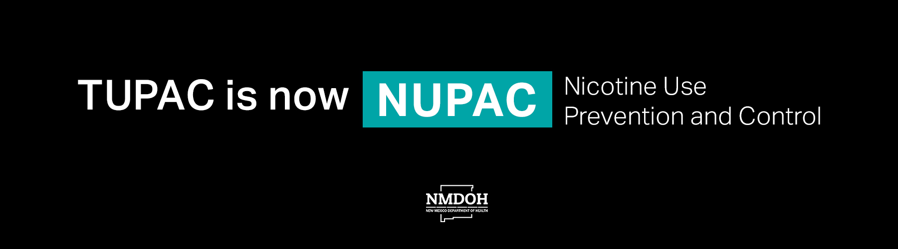 TUPAC is now NUPAC slide