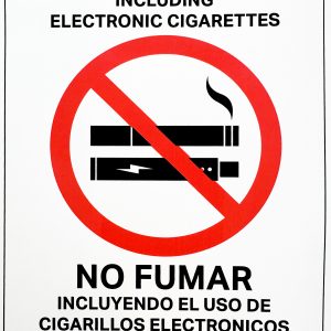 No Smoking sign