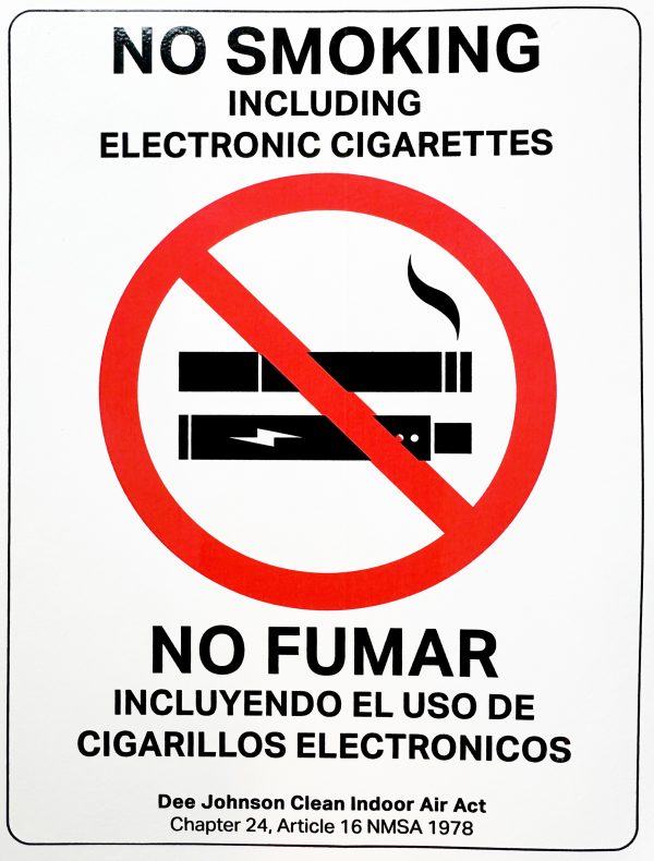 No Smoking sign